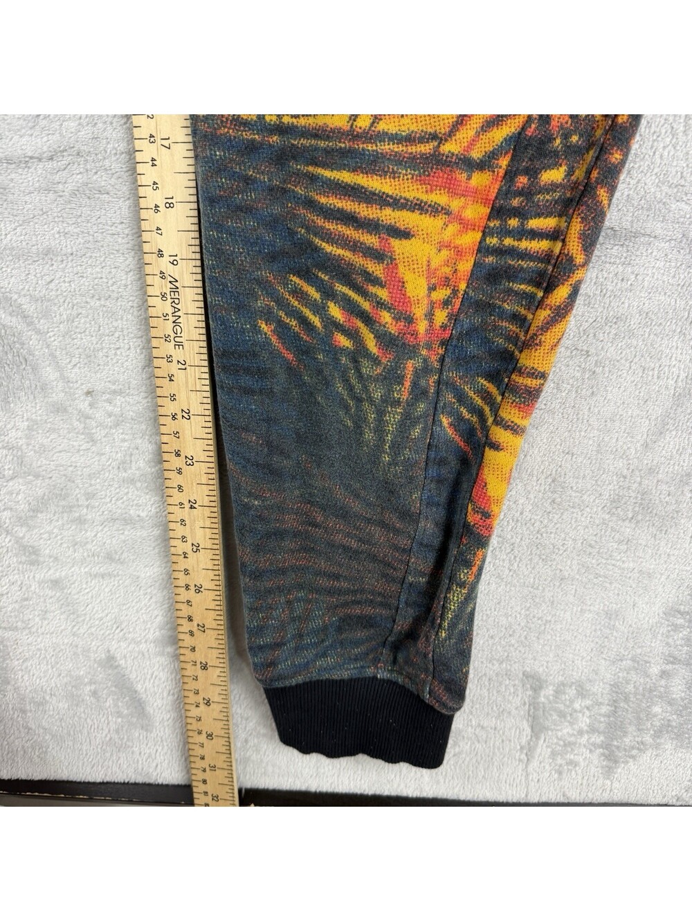 Under Armour Men’s Rival Fleece Printed Jogger Pants Tropical Orange Black Sz M - Picture 5 of 9